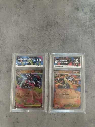 Mega Charizard Y & X EX Black star Promos Sequential Ace 10s Perfect Subs