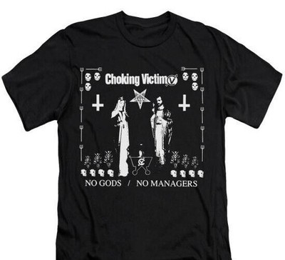 Choking victim No Gods Black Unisex T-shirt S-5XL Q3321