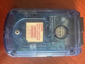 Sega Dreamcast VMU Translucent Blue Visual Memory Unit OEM Tested