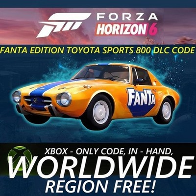 Forza Horizon 6 promo 1965 Toyota Sports 800 FANTA EDITION region free FAST SHIP