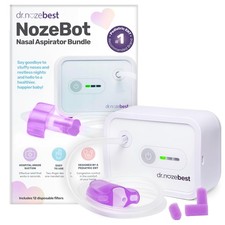 NozeBot Electric Baby Nasal Aspirator - Designed by a Pediatric ENT for Safe,...