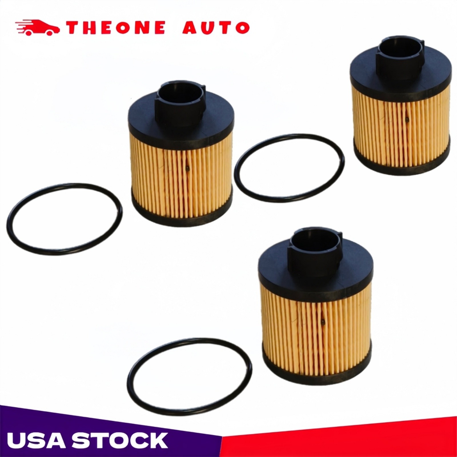 3Pcs New Oil Filter For Lamborghini Gallardo 07L115561C 2004-2008 US