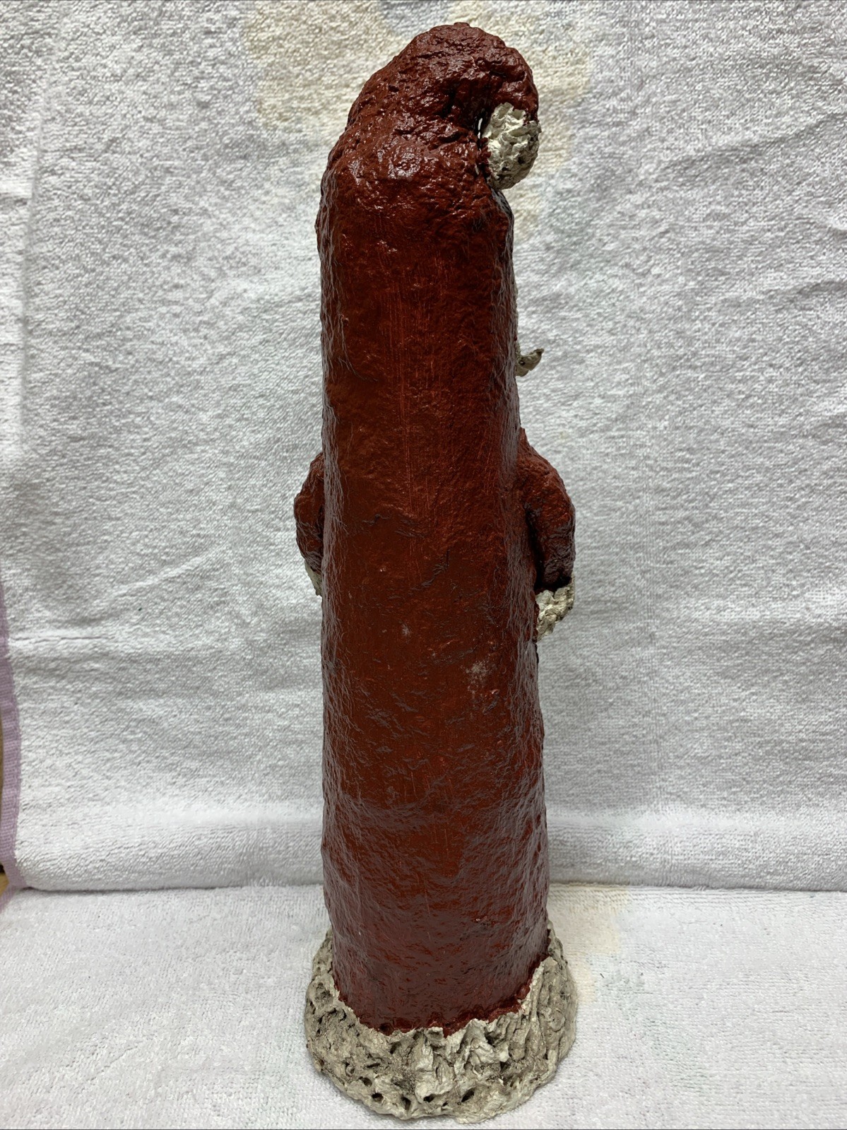 Vintage Christmas Santa Claus Paper Mache Hand Painted Mount Vernon Mills