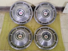 1966 Chevrolet Hub Caps 14 Set Of 4 Chevy Hubcaps 66