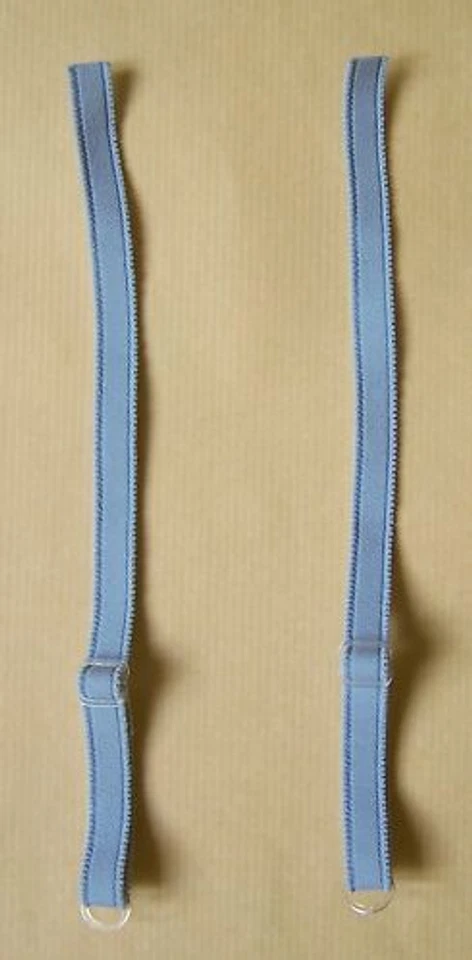§ paire bretelles elastiques réglables (bleu) - Photo 1/1