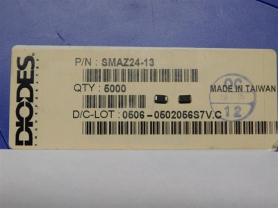 25 Diodes Inc. SMAZ24-13 24V 1W Surface Mount Zener Diodes