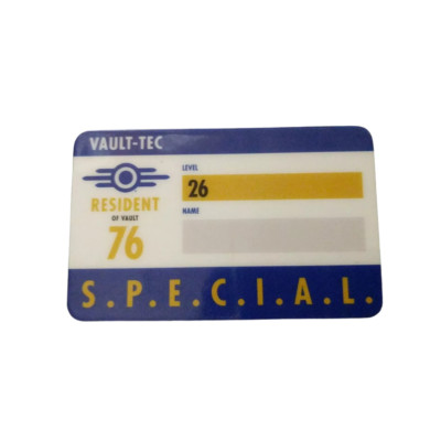 Fallout Vault Dweller Resident ID Card - Convention Exclusive (Betheseda, 2018)