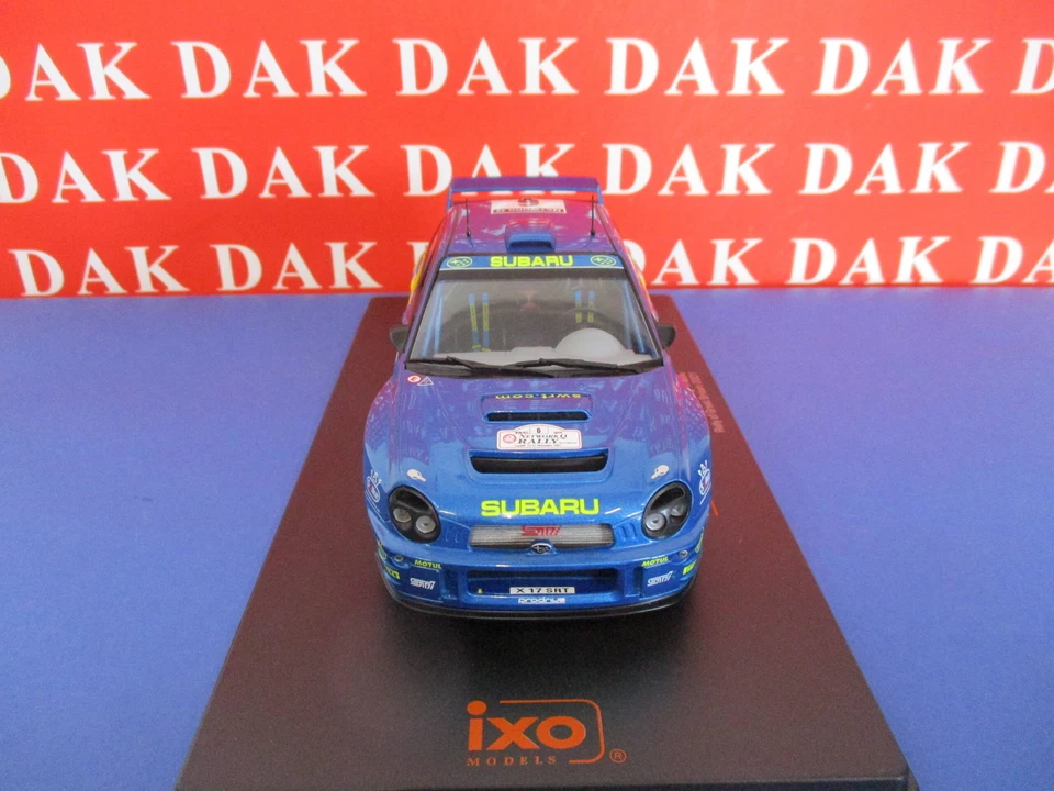 Die cast 1/24 Modellino Auto Subaru Impreza WRC Rally Great Britain 2001 Solberg - Immagine 3 di 4