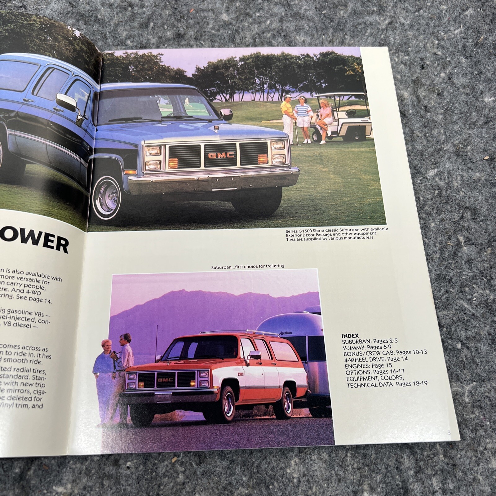 Original 1988 GMC VJimmy and Suburban Crew Cab Truck Car Sales