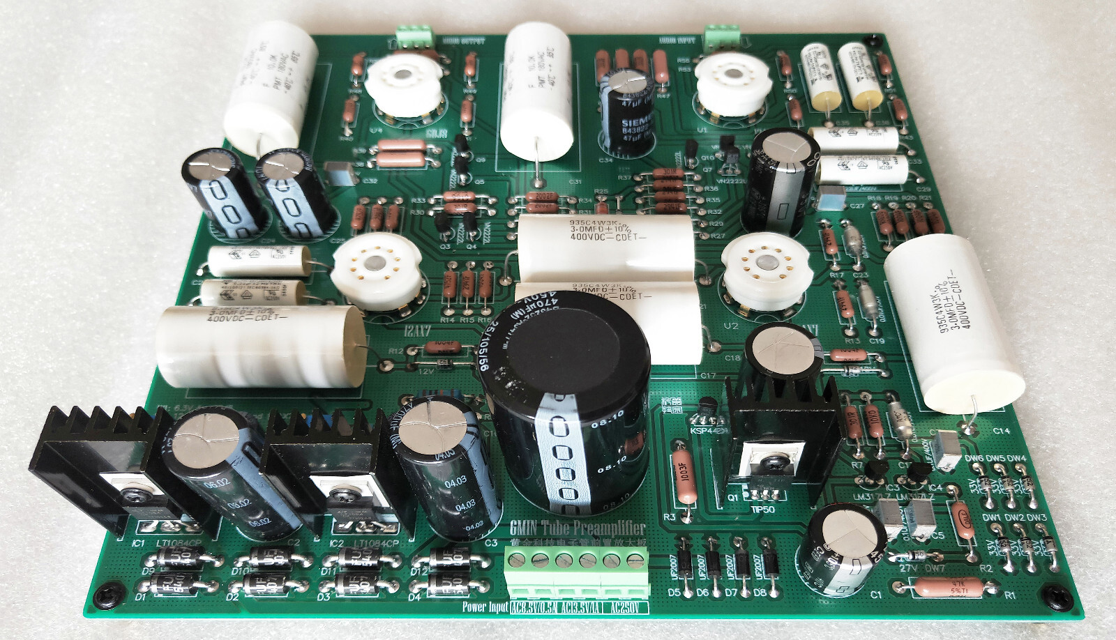 GMIN stereo preamp board base on CAT SL1 Tube preamplifier circuit eBay