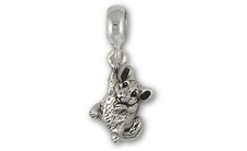 Chinchilla Jewelry Sterling Silver Handmade Chinchilla Charm Slide This Charm Wi