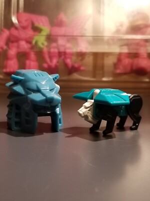 Takara Transformers G1 1989 Victory Liokaiser Head & Leozack Breastmaster Figure