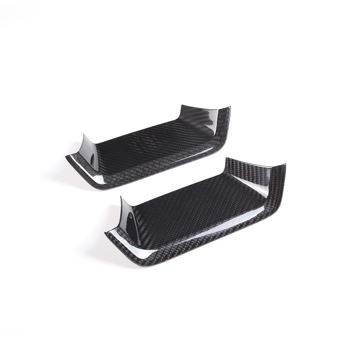 2pcs Real Carbon Fiber Headrest Lower Trim Cover Fits Lamborghini URUS 2018-2025