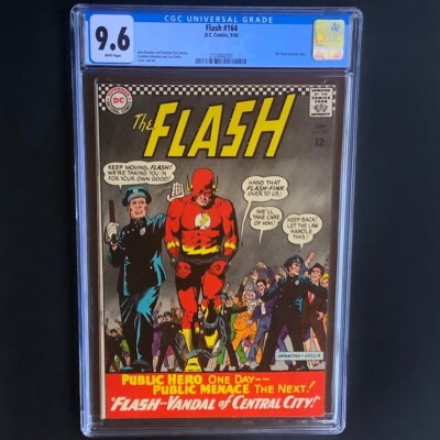 THE FLASH #164 (1966)   CGC 9.6   ONLY 1 HIGHER COPY! Kid Flash DC Comics 1966