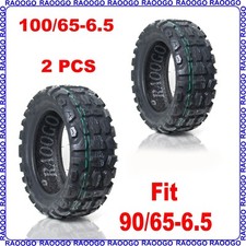 2PCS 100/65-6.5 Tire Offroad Anti-Slip Tubeless T88 ZER0 10x Electric Scooter