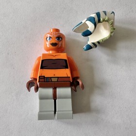 Authentic Lego Star Wars Ahsoka Tano (Padawan) SW0192 Minifigure 7675 Tube Top