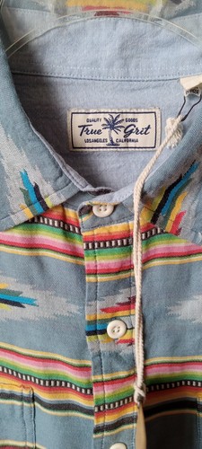 NWT True Grit "Spirit Of The Sky" Cotton Shirt Size L - Picture 13 of 18