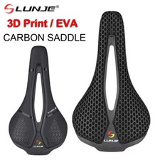 3D Printed Carbon Bicycle Saddle EVA Ultralight 135mm MTB Gravel Road Bike Seat
