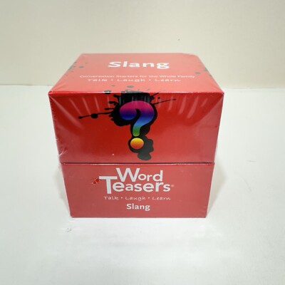 Word Teasers Conversation Starter Family Party Card Game Slang New