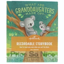 Hallmark What Are Granddaughters Made Of? Recordable Storybook - NEW