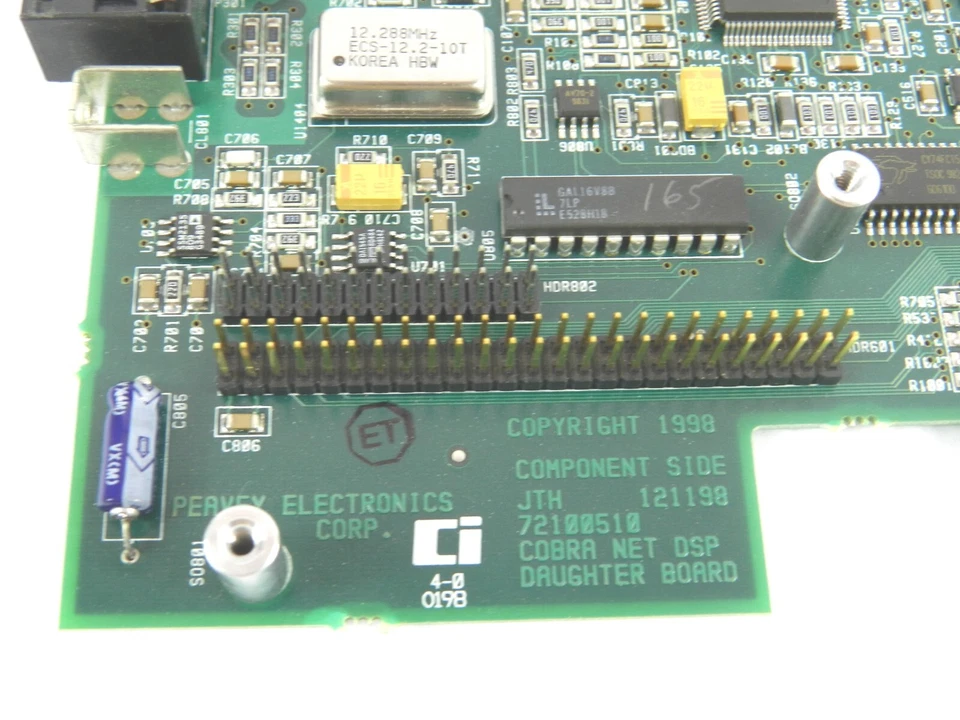Peavey DSP Board Cobra Net DSP Component Side Daughter Board 72100510 B221 - Image 2 of 4