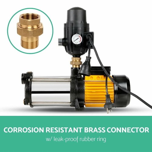 Multi Stage Water Pump High Pressure Irrigation Farm Rain Tank Garden 2000W Au - Picture 7 of 13