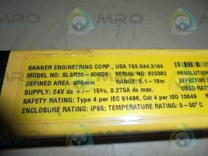 Banner Engineering Sle30 600q8 W Qde 815d Cord Used Ebay