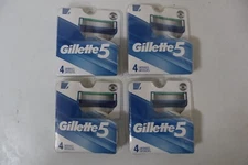 4 Packs Gillette 5 Men's Razor Blade Refills - 4 Cartridges Each Gillette5