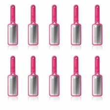 Microplane Colossal Foot File / Pedicure Rasp 10 Pack - Pink