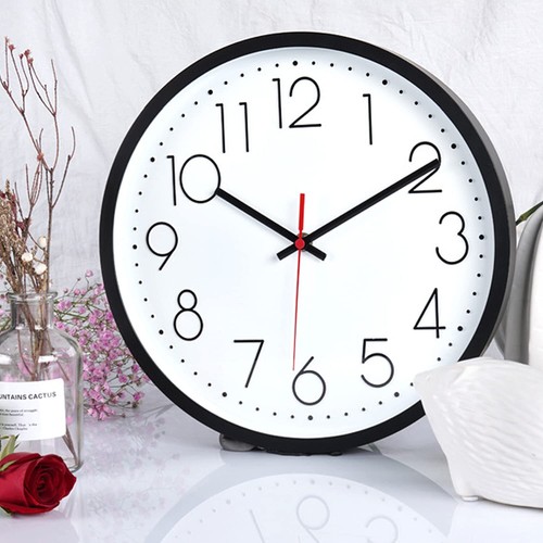 Non-Ticking Silent Wall Clocks 12 Inch Battery Operated Quartz Classic Decor ... - Picture 6 of 7