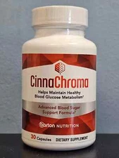 Barton Nutrition CinnaChroma Advanced Blood Sugar Support 30 Caps NEW! Exp 12/25