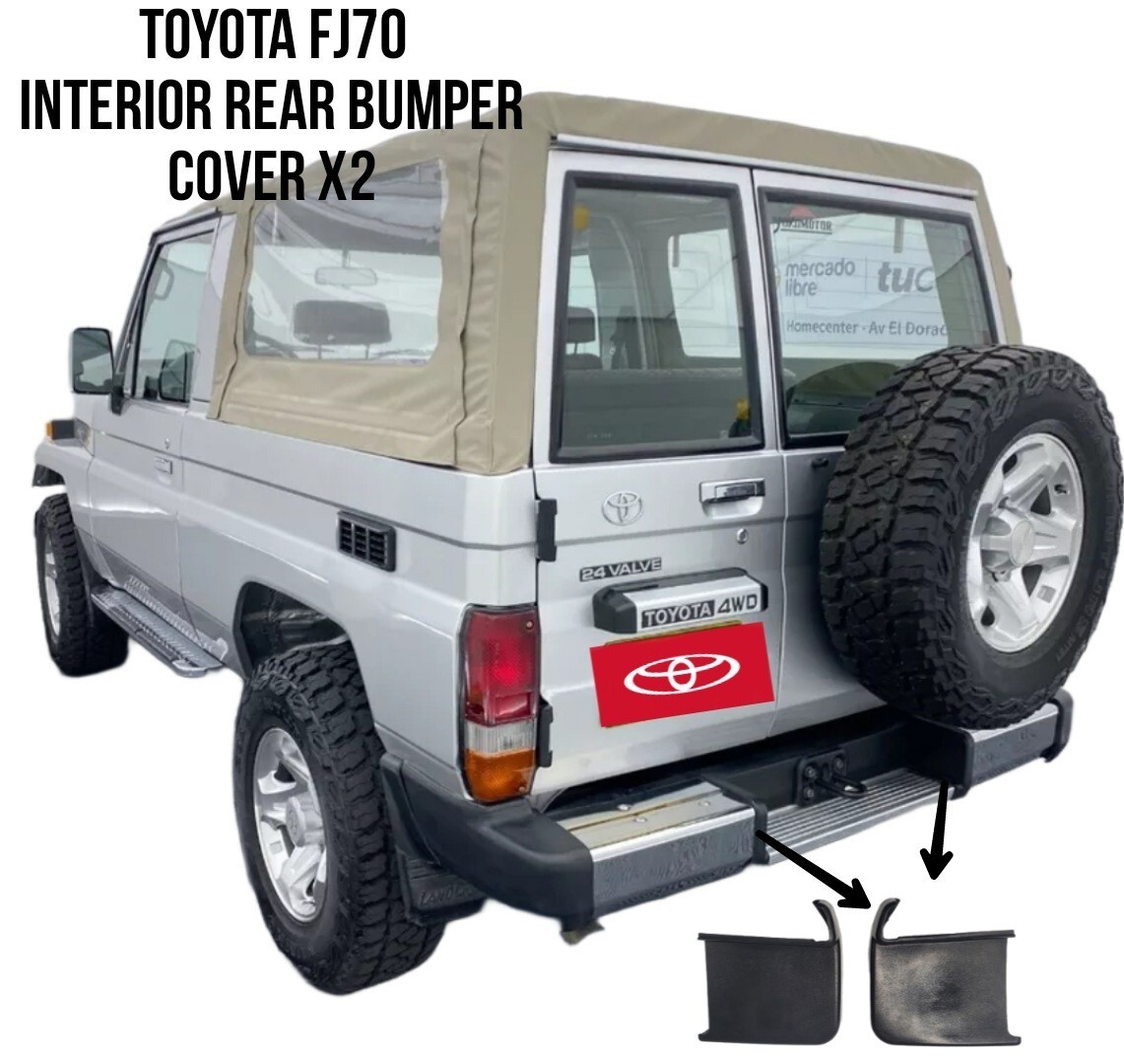 Bumper Ends Caps X2 Fits Toyota Land Cruiser 70 Series | eBay Bumper Ends Caps X2 Fits Toyota Land Cruiser 70 Series | eBay
