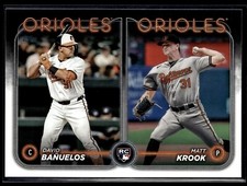 2024 Topps Update Series - Rookie Combo #US315 Matt Krook, David Banuelos (RC)