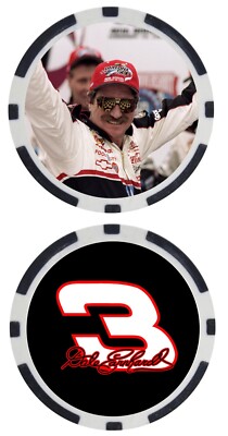 DALE EARNHARDT - NASCAR RACER - POKER CHIP - ***SIGNED/AUTO***