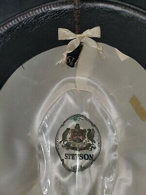Vintage 1950s Royal Stetson Fedora Style Hat Sz 6 7/8 Aged Vintage 1950s Royal Stetson Fedora Style Hat Sz 6 7/8 Aged