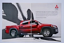 2006 Mitsubishi Raider 2 Page Original Print Ad