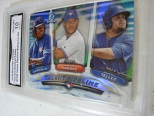 VLADIMIR GUERRERO RAMIREZ TELLEZ 2018 BOWMAN CHROME PIPELINE REFR RC GRADED 10