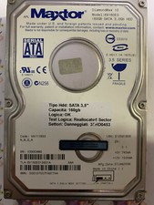 Hard Disk SATA 3,5" 160GB MAXTOR 6V160E0 6V160E013631A VA111630 07 JAN 2006