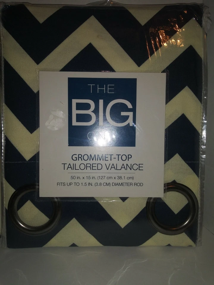 The Big One Grommet Top Tailored Valance 50in X 15in Two Pack Polyester - Image 3 of 4