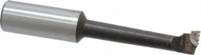 Carbide Tipped Boring Bar: 7/16'' Min Bore Dia 2-1/4'' Max Bore Depth, 5/8'' Shank