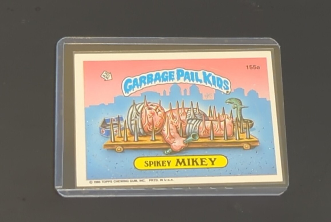 1986 Garbage Pail Kids Spikey Mikey 155a - Series 4 | eBay