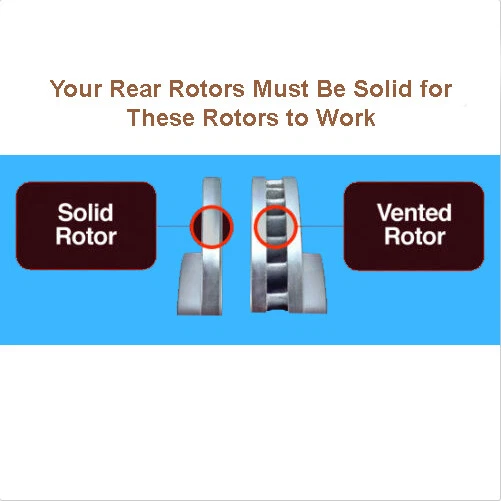 Front & Rear Drilled Slotted Rotors Ceramic Brake Pads Kit for Jetta Golf Beetle - Image 4 of 4