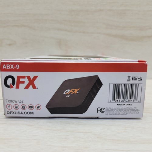 QFX ABX-9: Android TV Box with Remote Control - Black - Picture 7 of 9