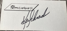 KEN SCHRADER Personally Autographed Signed NASCAR Card RACING FreeShip