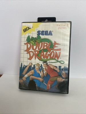 Double Dragon Sega Master System Box And Cartridge Untested