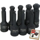Neilsen Ball End Impact Allen Key Hex Bit Socket Set H6 - H19 Bits 8pc 1/2"