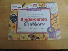 New Package of: "Kindergarten Certificates" 30 per pack 