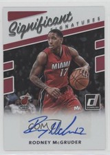 2017-18 Panini Donruss Significant Signatures Rodney McGruder #SS-RM Auto 2t9