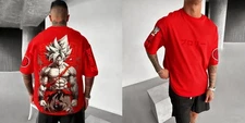 Dragon Ball Goku Anime Printed Oversized Unisex Streetwear Loose Fit T-Shirt