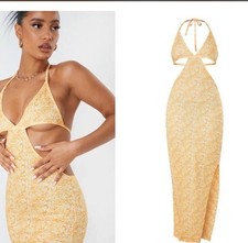 Pretty Little Thing Pretty Size 12 Bodycon BRAND NEW cut out dress